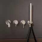 Misturador de Banheira Encastrável em Aço Inox AISI 316L - Garras Viadurini