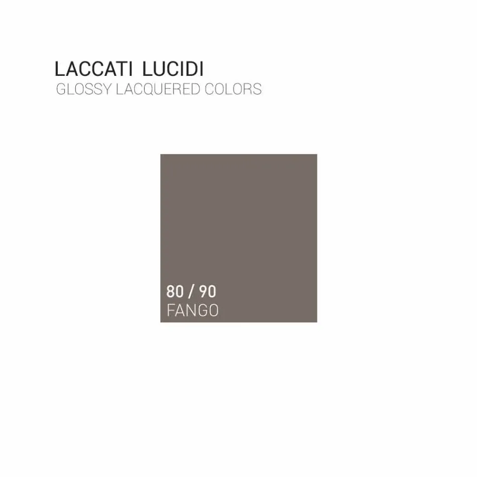 Armário de banheiro com design integrado de madeira pia Arya, made in Italy Viadurini