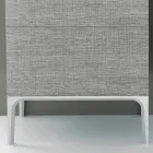 Móvel para casa de banho com lavatório integrado em Ambra ecolegno, fabricado na Itália Viadurini