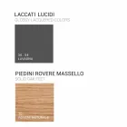 Armário de banheiro com pia moderna integrada Âmbar, resina e madeira laqueada Viadurini