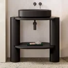 Armário de banheiro de cerâmica em várias cores feito na Itália - Menina Viadurini