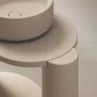 Armário de banheiro de cerâmica em várias cores, feito na Itália - Menina Viadurini