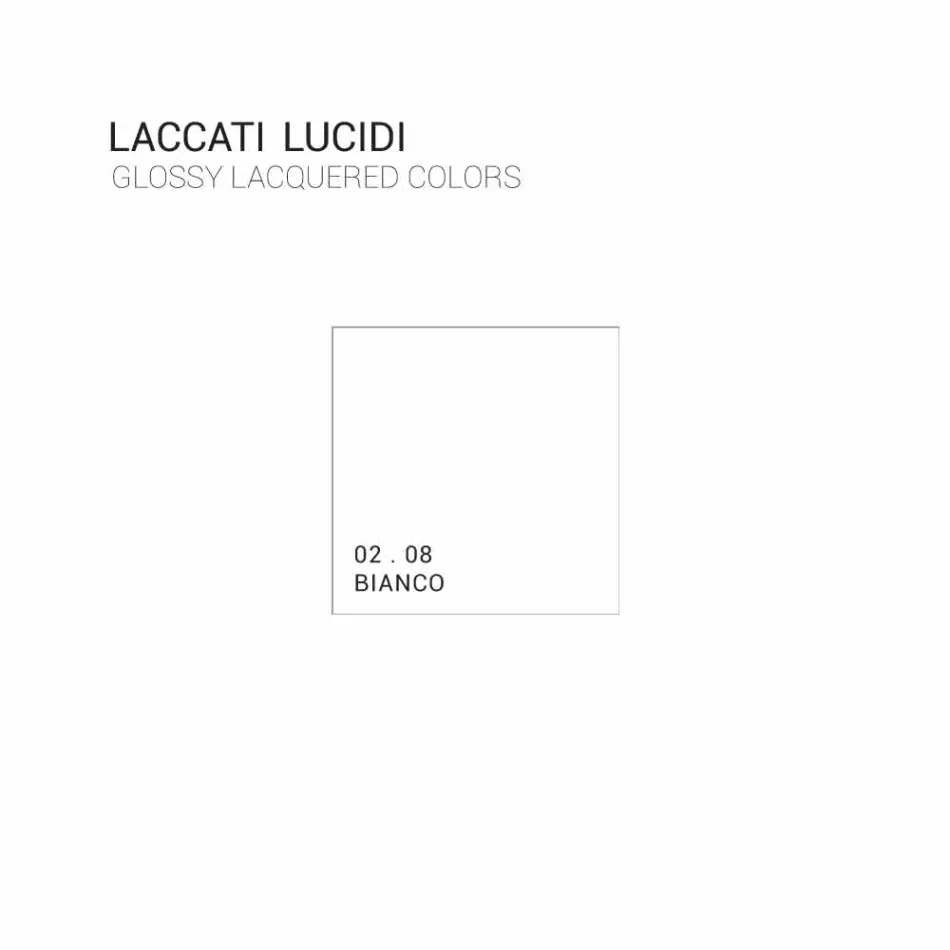 Armário de banheiro suspenso 3 gavetas + 2 portas de madeira Feliz, pia integrada Viadurini