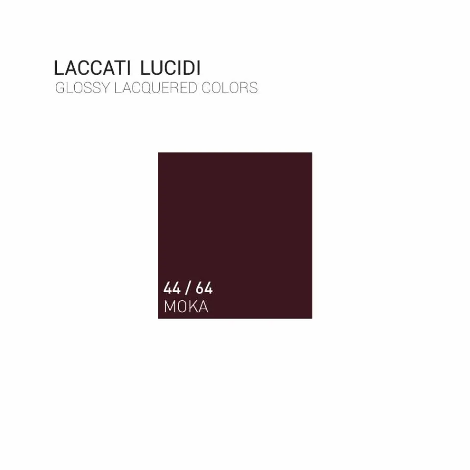 Armário de banheiro suspenso 3 gavetas + 2 portas de madeira Feliz, pia integrada Viadurini