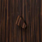 Gabinete de bar de design de 2 portas Grilli Zarafa feito de madeira de ébano na Itália Viadurini