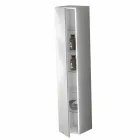 Móveis de Banheiro Coluna 6 Prateleiras com Porta em 4 Acabamentos - Antanta Viadurini