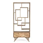 Estante Sala em Madeira Acácia e Gaveta Homemotion - Auriel Viadurini