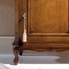 Suporte de telefone de madeira clássico com porta feito na Itália - Richard Viadurini