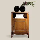 Suporte de telefone de madeira clássico com porta feito na Itália - Richard Viadurini