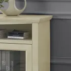 Móvel de TV com 2 portas e 3 compartimentos abertos Fabricado na Itália - Ymir Viadurini