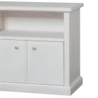 Móvel de TV com compartimento aberto e 2 portas Made in Italy - Alpan Viadurini