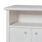 Móvel de TV com compartimento aberto e 2 portas Made in Italy - Alpan Viadurini