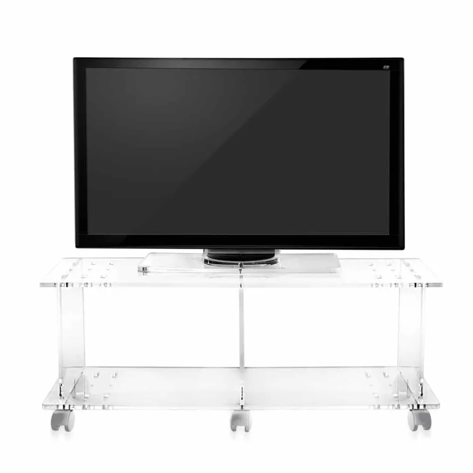 Armário de TV contemporâneo de design moderno Mago de plexiglás Viadurini