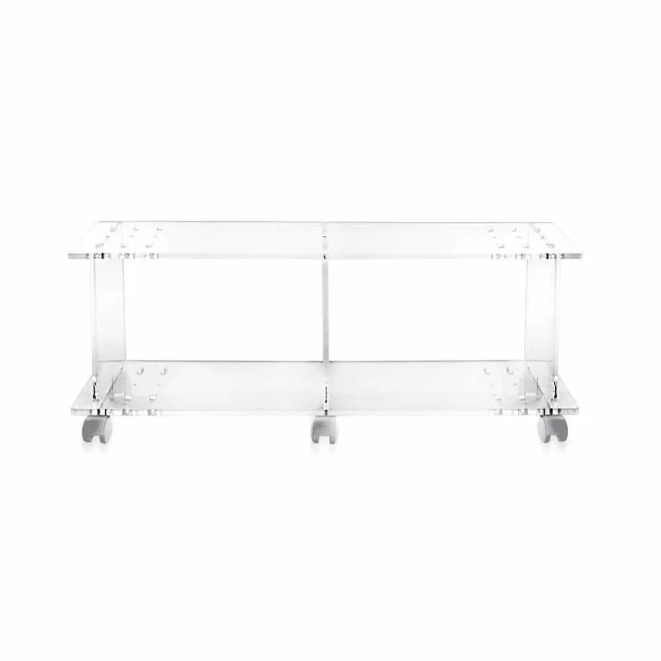 Armário de TV contemporâneo de design moderno Mago de plexiglás Viadurini