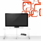 Armário de TV contemporâneo de design moderno Mago de plexiglás Viadurini