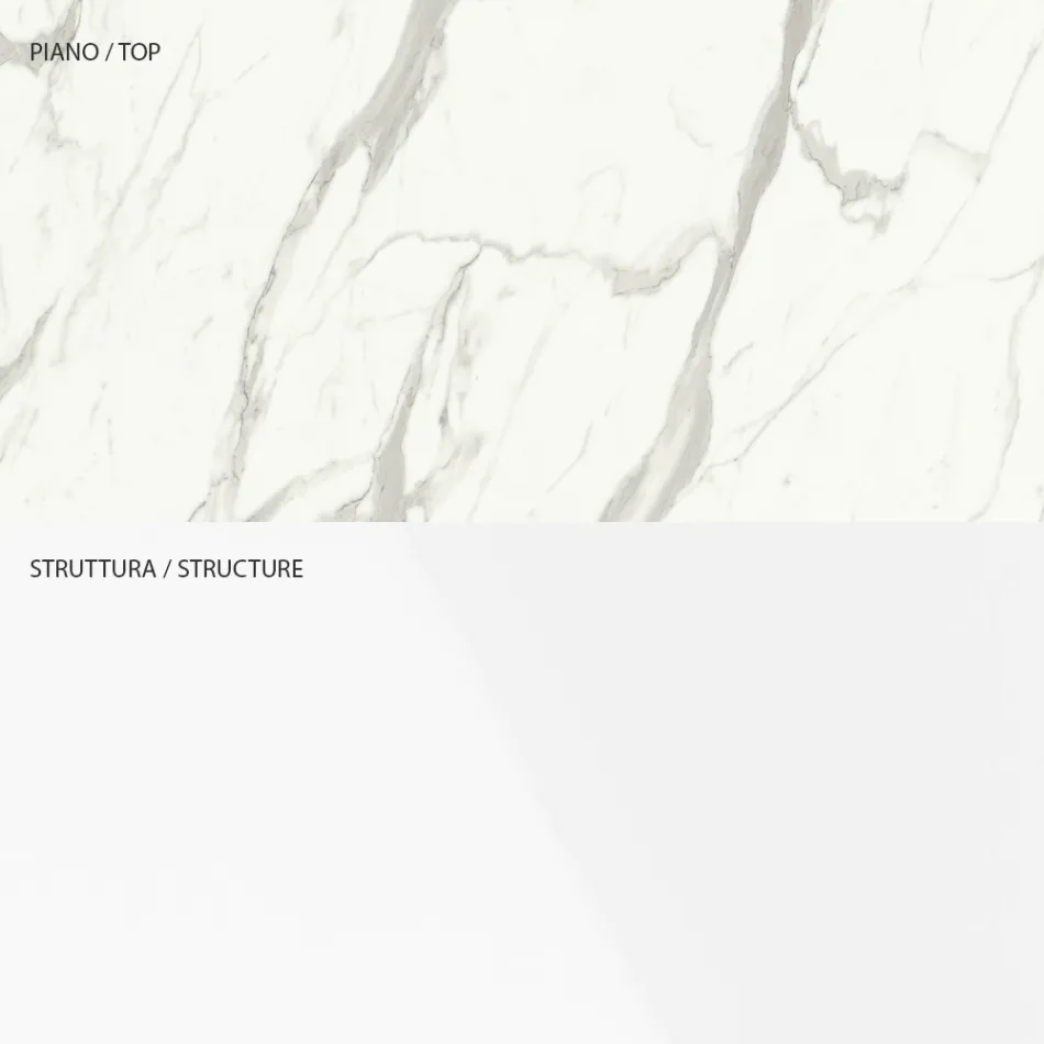 Móvel de TV de madeira com 1 porta e 2 gavetas - Tantalo Viadurini