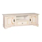 Móvel de TV em Madeira Folheada com Diferentes Acabamentos Made in Italy - Purusha Viadurini