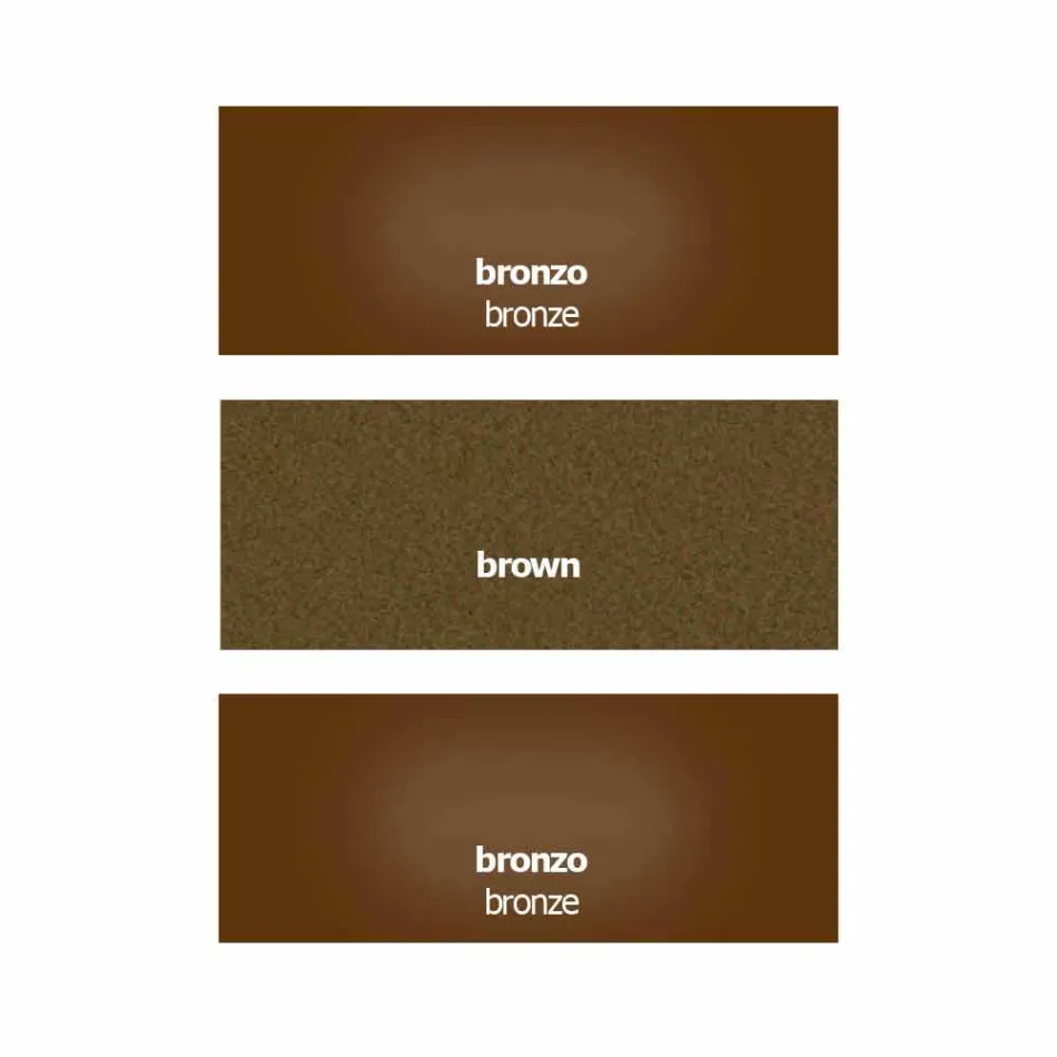 Suporte de TV suspenso com tampo de cristal de cetim feito na Itália - Americio Viadurini