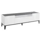 TV Móvel em Melamina 2 Quartos e 1 Gaveta Made in Italy - Florentino Viadurini