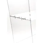 Vitrine de Plexiglass Transparente Design Italiano 4 Prateleiras - Raganella Viadurini