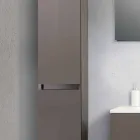 Móveis de casa de banho suspensos em Mdf lacado Made in Italy - Becky Viadurini