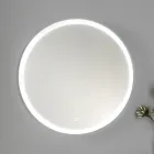 Móveis de Banheiro em Madeira Branca e Nogueira e Cerâmica 156 cm Fabricado na Itália - Renga Viadurini