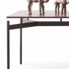A minha mesa de design Home Dub em MDF lacado H74xL200cm fabricada em Itália Viadurini