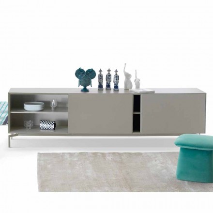My Home Mirage design buffet em MDF lacado H71xL210cm made in Italy Viadurini