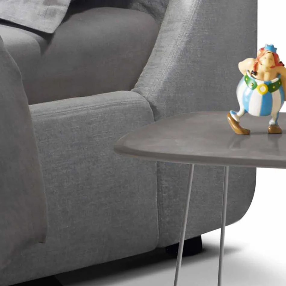 My Home Sleepway estofado cama de casal 180x90cm made in Italy Viadurini