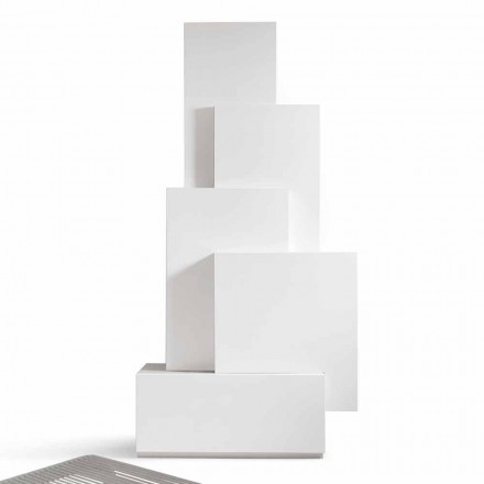 Minha casa Tetris móvel sala de estar torre design MDF H196cm made in Italy Viadurini