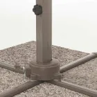 Guarda-chuva externo 3x3 com pano de poliéster e poste de alumínio - Texas Viadurini