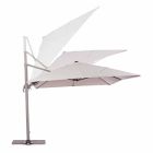 Guarda-chuva externo 3x4 com poliéster cor de areia - pano Flamingo Viadurini