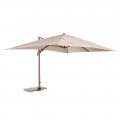 Guarda-chuva externo, 3x4 com pano de poliéster cor de areia - Flamingo