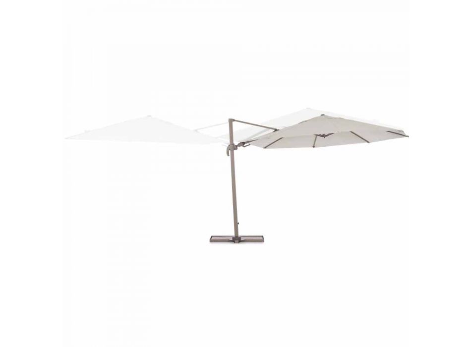 Diâmetro do guarda-chuva externo 3,5m em poliéster com poste de alumínio - Linfa Viadurini
