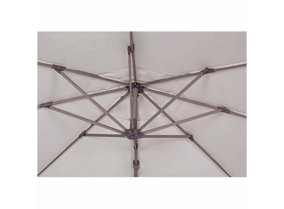 Diâmetro do guarda-chuva externo 3,5m em poliéster com poste de alumínio - Linfa Viadurini