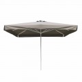 Guarda-chuva de tecido ao ar livre com estrutura metálica feito na Itália - Solero