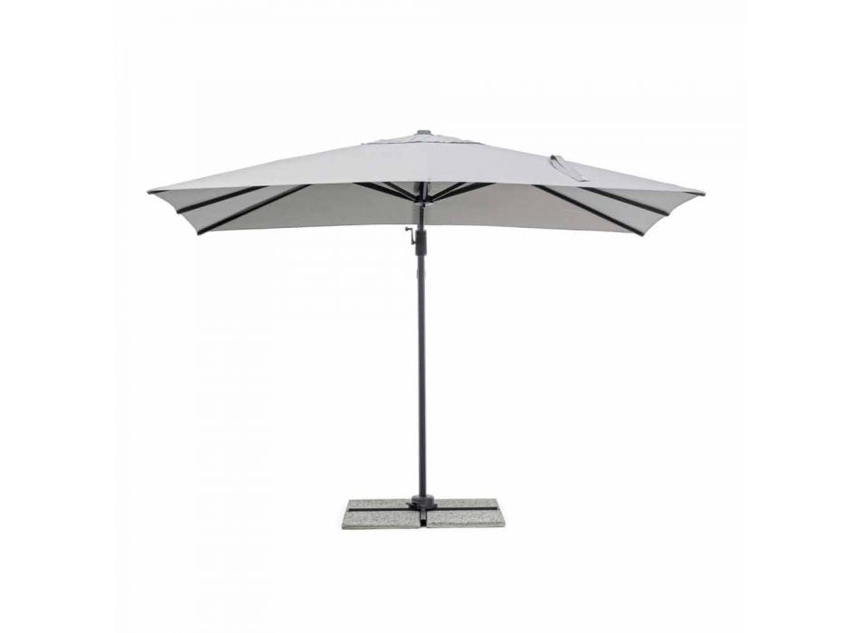 Guarda-chuva 2x3 em Poliéster com Pólo de Alumínio Antracite - Coby Viadurini