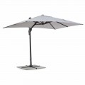 Guarda-chuva de jardim, 2x3 em poliéster com poste de alumínio antracite - Coby