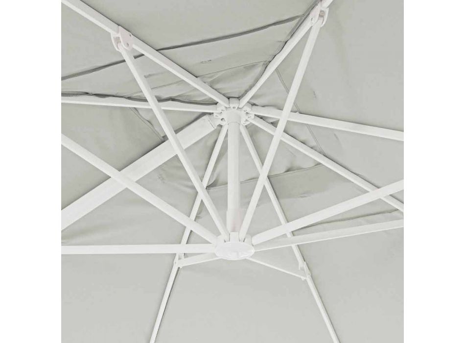 Guarda-chuva 3x4 de alumínio com tecido de poliéster - Fasma Viadurini