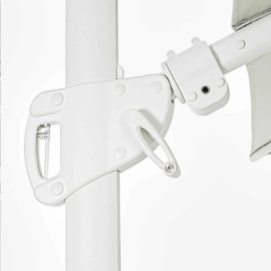 Guarda-chuva 3x4 de alumínio com tecido de poliéster - Fasma Viadurini