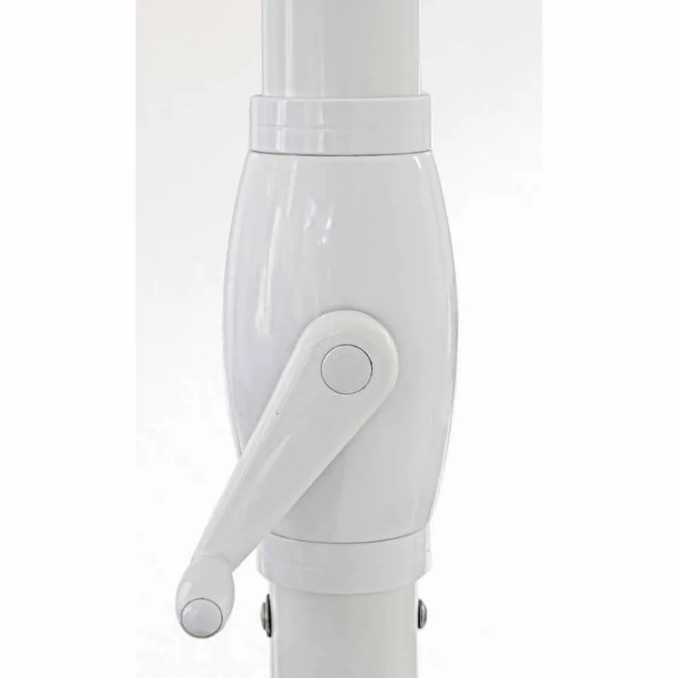 Guarda-chuva de jardim 4x4 com tecido de poliéster e base de aço - Nastio Viadurini