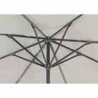 Guarda-chuva de jardim 4x4 com tecido de poliéster e base de aço - Nastio Viadurini