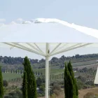 Guarda-chuva de Jardim em Tecido Acrílico e Alumínio Made in Italy - Solero Viadurini