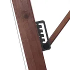 Guarda-chuva de madeira maciça com cobertura de poliéster revestido de PVC - Devoir Viadurini