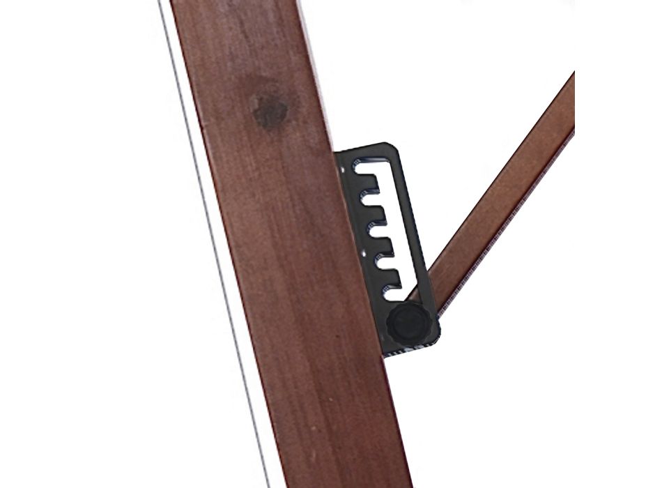 Guarda-chuva de madeira maciça com cobertura de poliéster revestido de PVC - Devoir Viadurini