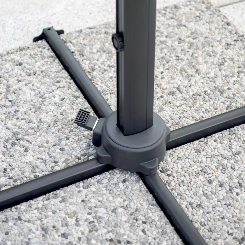 Guarda-chuva de poliéster com cabo e haste lateral - Nexa Viadurini