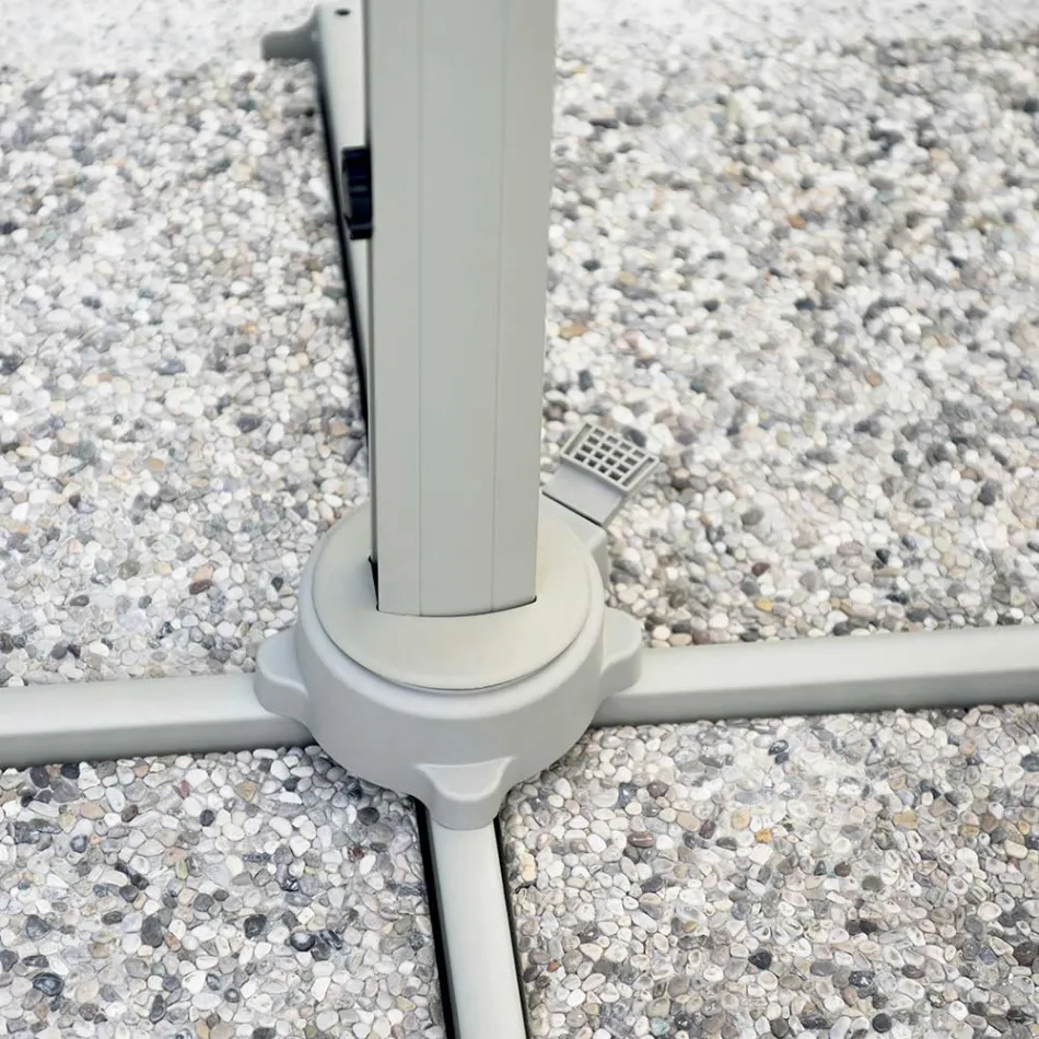 Guarda-chuva de poliéster com cabo e haste lateral - Nexa Viadurini