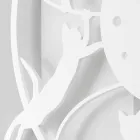 Relógio de parede decorado redondo colorido grande e moderno - Gato Viadurini