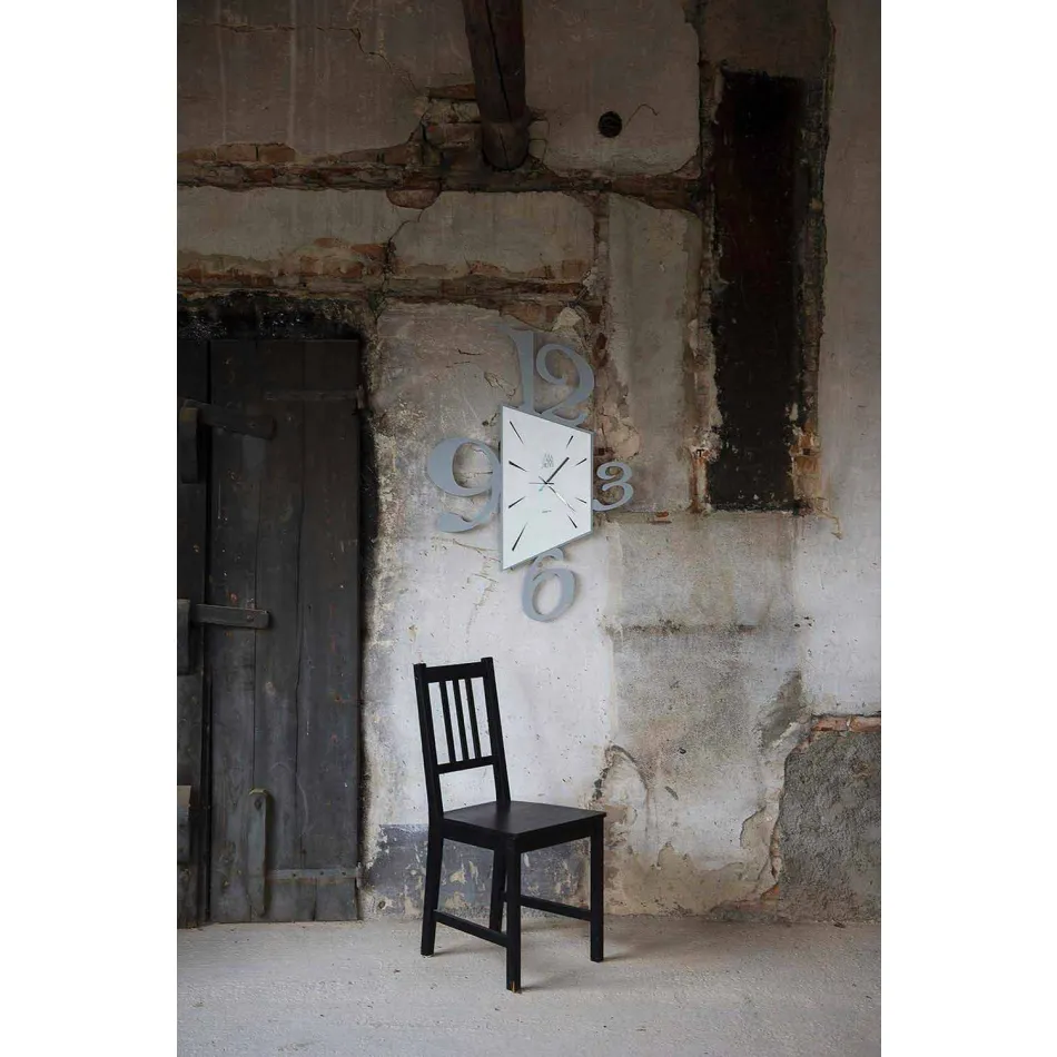 Relógio de parede design em ferro preto ou alumínio fabricado na Itália - Prospi Viadurini