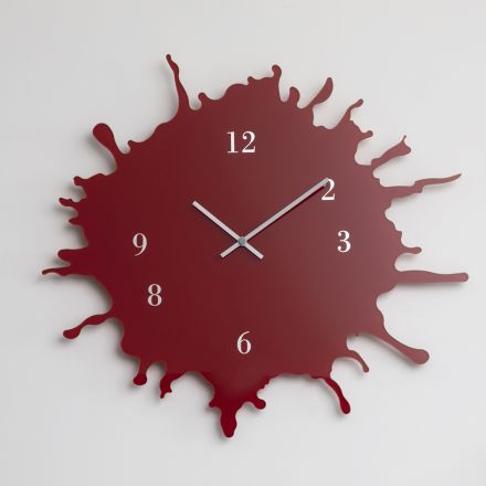 Relógio de parede em acrílico colorido Crystal Stain Design - Migno Viadurini